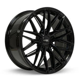 SW20 GLOSS BLACK 18X8.5 5-114.3 +45MM
