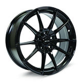 SL01 GLOSS BLACK 17X7.5 5-114.3 +40MM