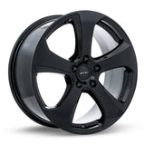 MK7 GLOSS BLACK 17X7.5 5-112 +42MM