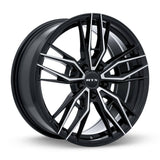 SCEPTER GLOSS BLACK MACHINED 17X7.5 5-114.3 +40MM