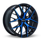 VALKYRIE GLOSS BLACK MACHINED BLUE 18X8 5-114.3 +40MM