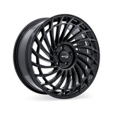 RS06 GLOSS BLACK 19X8 5-114.3 +40MM