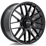 MB-01 GLOSS BLACK W/MACHINED LIP 19X8.5 5-112 +38MM