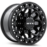 ZION GLOSS BLACK MILLED RIVETS 18X9 8X170 +20MM