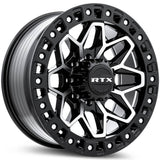 ZION GLOSS BLACK MACHINED 20X9 8-180 +20MM