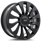 TS-02 SATIN BLACK 18X8.5 5-114.3 +35MM