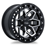 ZION GLOSS BLACK MACHINED 17X9 6X114.3 +15MM