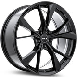 VW-01 GLOSS BLACK 18X8 5-112 +40MM