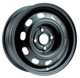 BLACK STEEL WHEEL 14X5.5 4-100 +45MM