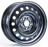 BLACK STEEL WHEEL 15X6 5-100 +40MM