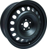 BLACK STEEL WHEEL 17X6.5 5-98 +35MM
