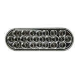 LED Oval Lamp Clear Back Up - 24-dio
