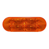 LED Oval Signal/Park Lamp Amber - 6-dio