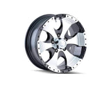 ION TYPE 136 TRAILER WHEEL 14X6 5-114.3 0MM BLACK/MACHINED LIP