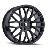 TOUREN TR76 3276 GLOSS BLACK 17X8 5-100 +35MM