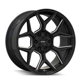 VANQUISH 20X9 5-127 0MM GLOSS BLACK MILLED