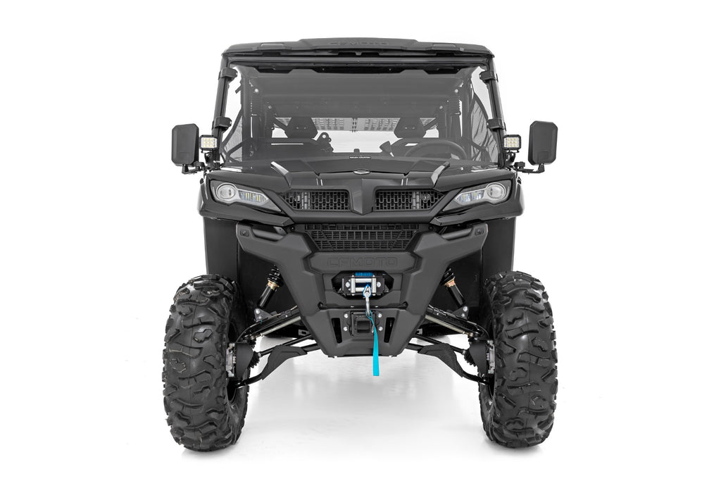 LED Light Kit | Cage Mount | 2" Black Pair | Amber DRL | CFMOTO UFORCE 1000 