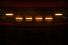 Light Bar Mount | 6.5 Inch Round LED (Quad) | OE Modular Steel | Ford Bronco (21-24)