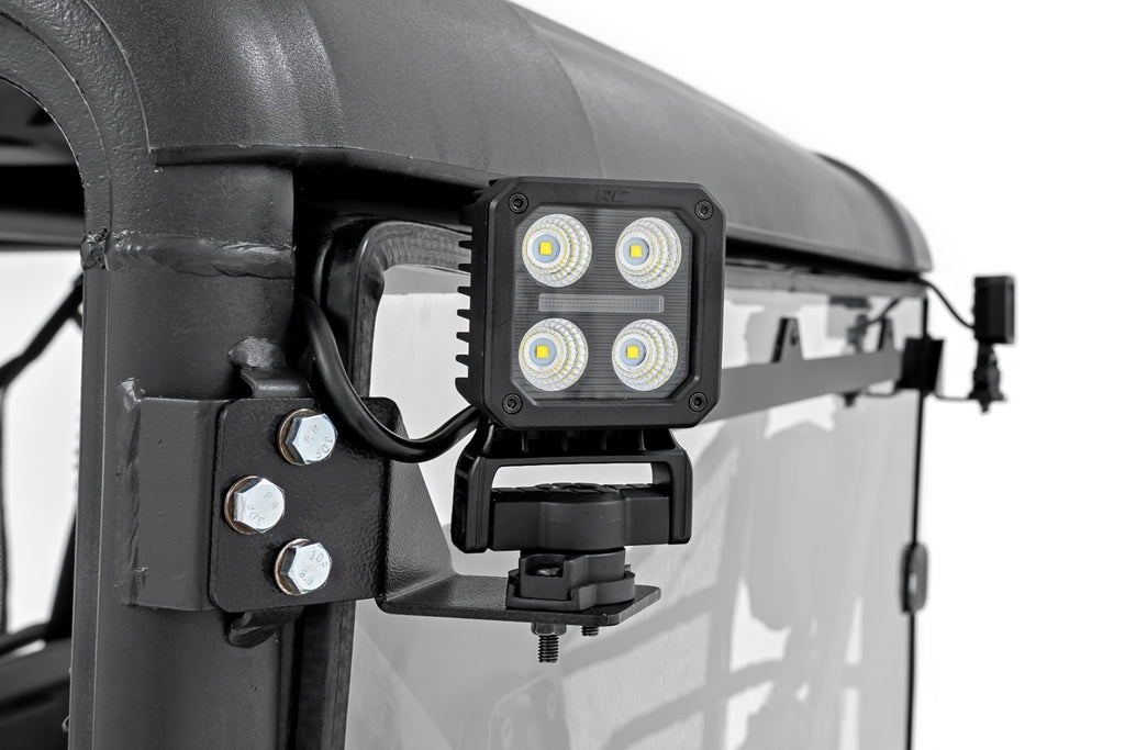 LED Light Kit | Rear Mount | 3" Chrome Pair | Wide Angle | CFMOTO UFORCE 1000