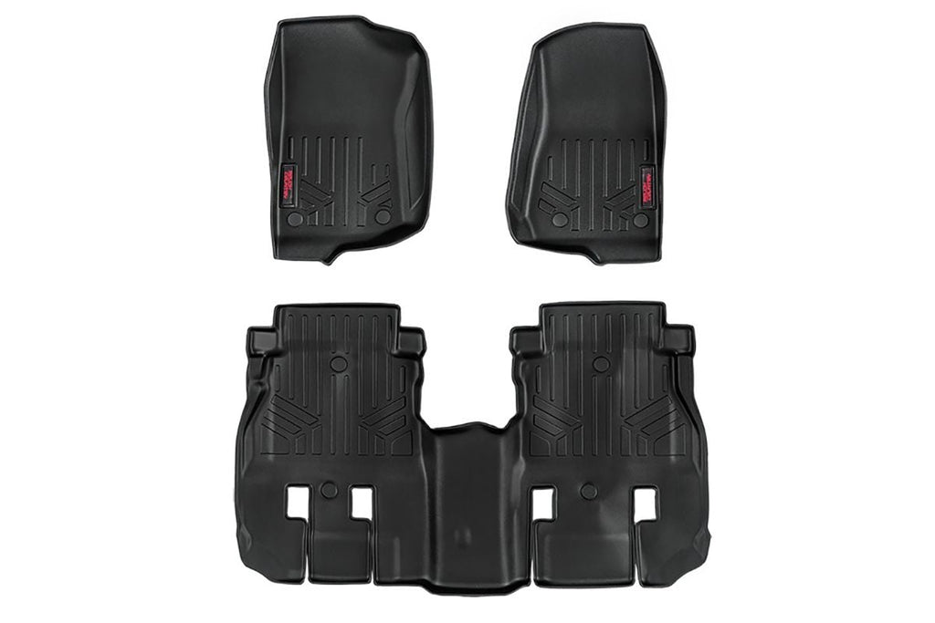 Floor Mats | FR & RR | 4 Door | Jeep Wrangler Unlimited 4WD (2018-2024)