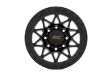 Load image into Gallery viewer, Rough Country 78 Series Wheel | Simulated Beadlock | Black | 18x9 | 8x6.5 | -12mm