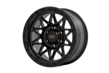 Load image into Gallery viewer, Rough Country 78 Series Wheel | Simulated Beadlock | Black | 18x9 | 5x5 | 0mm