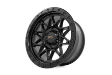 Load image into Gallery viewer, Rough Country 78 Series Wheel | Simulated Beadlock | Black | 17x8.5 | 5x5 | +0mm