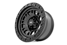 Load image into Gallery viewer, Rough Country 82 Series Wheel | One-Piece | Semi Gloss Black | 15x8 | 5x4.5 | -19mm