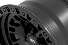 Load image into Gallery viewer, Rough Country 82 Series Wheel | One-Piece | Semi Gloss Black | 18x9 | 5x4.5 | 0mm
