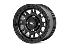 Load image into Gallery viewer, Rough Country 82 Series Wheel | One-Piece | Semi Gloss Black | 14x7 | 4x156 | +10mm