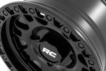 Load image into Gallery viewer, Rough Country 82 Series Wheel | One-Piece | Semi Gloss Black | 14x7 | 4x137 | +10mm