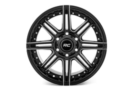 Rough Country 88 Series Wheel | One-Piece | Gloss Black | 22x10 | 8x170 | -19mm