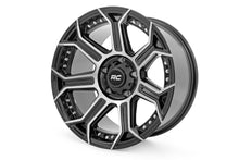 Load image into Gallery viewer, Rough Country 89 Series Wheel | One-Piece | Black Machined Gun Metal | 17x9 | 6x135 |  -12mm