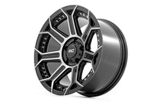 Load image into Gallery viewer, Rough Country 89 Series Wheel | One-Piece | Black Machined Gun Metal | 17x9 | 6x5.5 | +0mm