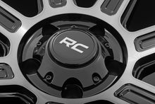 Load image into Gallery viewer, Rough Country 89 Series Wheel | One-Piece | Black Machined Gun Metal | 17x9 | 5x4.5 | -12mm
