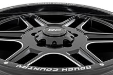 Load image into Gallery viewer, Rough Country 92 Series Wheel | Machined One-Piece | Gloss Black | 18x9 | 6x135 | +0mm