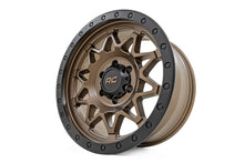Load image into Gallery viewer, Rough Country 78 Series Wheel | Simulated Beadlock | Bronze/Black | 18x9 | 6x135 | 0mm