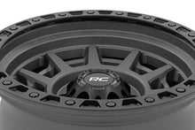 Load image into Gallery viewer, Rough Country 85 Series Wheel | Simulated Beadlock | Gunmetal Gray/Black | 17x9 | 8x170 | -12