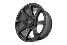 Load image into Gallery viewer, Rough Country 81 Series Wheel | One-Piece | Semi Gloss Black | 20x9 | 8x180 | 0mm