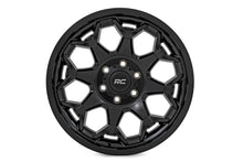 Load image into Gallery viewer, Rough Country 80 Series Wheel | One-Piece | Semi Gloss Black | 20x10 | 8x170 | -19mm