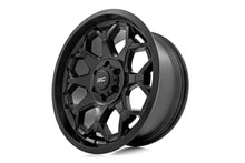Load image into Gallery viewer, Rough Country 80 Series Wheel | One-Piece | Semi Gloss Black | 20x9 | 6x5.5 |-12mm