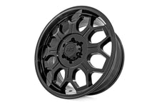 Load image into Gallery viewer, Rough Country 77 Series Wheel | One-Piece | Semi Gloss Black | 20x10 | 6x135 | -25mm