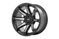 Rough Country 81 Series Wheel | One-Piece | Semi Gloss Black w/machined spokes | 20x9 | 8x180 | 0mm