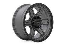 Load image into Gallery viewer, Rough Country 79 Series Wheel | One-Piece | Gunmetal Gray w/Black Ring | 17x8.5 | 6x5.5 | 0mm