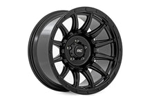 Load image into Gallery viewer, Rough Country 90 Series Wheel | One-Piece | Gloss Black | 20x10 | 6x5.5 | -19mm