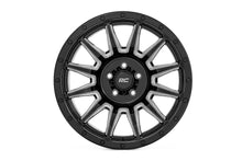 Load image into Gallery viewer, Rough Country 90 Series Wheel | One-Piece | Gloss Black w/machined spokes | 18x9 | 6x5.5 | -12mm