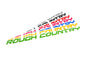 Rough Country Decal | 27 Inch Fender | Orange