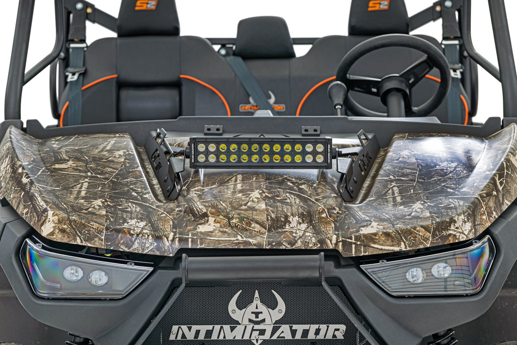 12" LED Light Kit | Hood Mount | Single Row | Intimidator GC1K/GC1K Crew 
