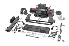 High Winch Mount | All Models | 9500S | 20 Inch Black Single Row LED | Ford Bronco (21-24)