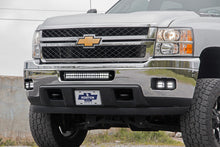 Load image into Gallery viewer, LED Light Kit | Fog Mount | 2" Black Pair | White DRL | Chevy Silverado 2500 HD/3500 HD (11-14)